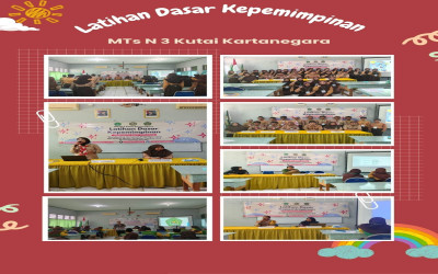 MTsN 3 Kutai Kartanegara Gelar Latihan Dasar Kepemimpinan (LDK)