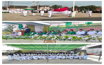 MTsN 3 Kukar Ikuti Upacara Hari Santri dan Gelar Khataman Al-Qur’an 22 Kali